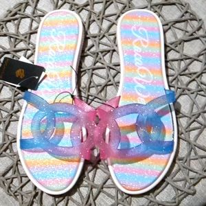 RocaWear Sparkle Jelly Sandals